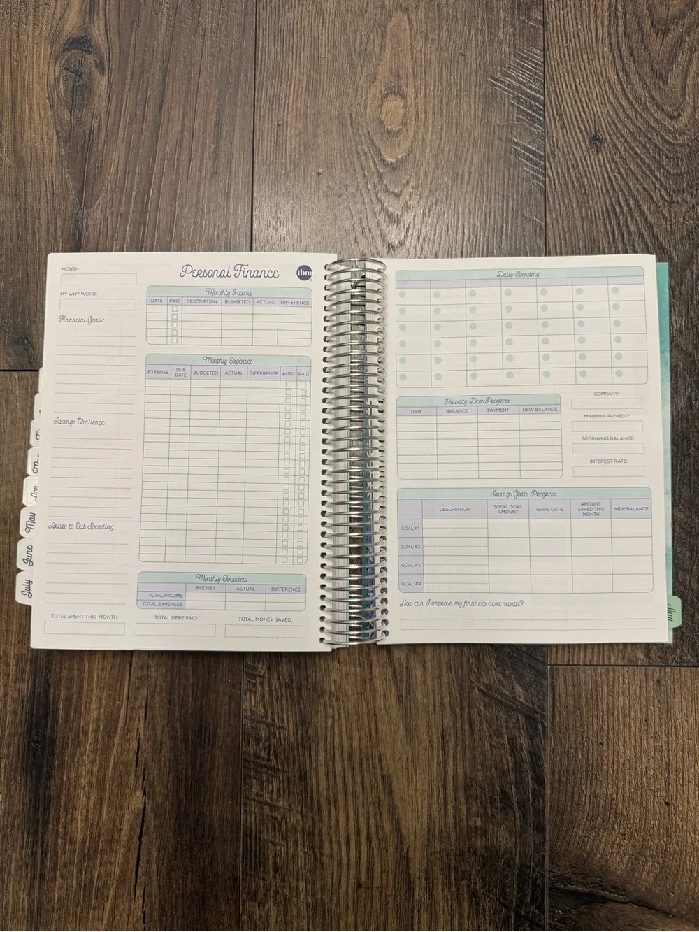 The Budget Mom Live Rich Planner - Weekly and Monthly Planner
